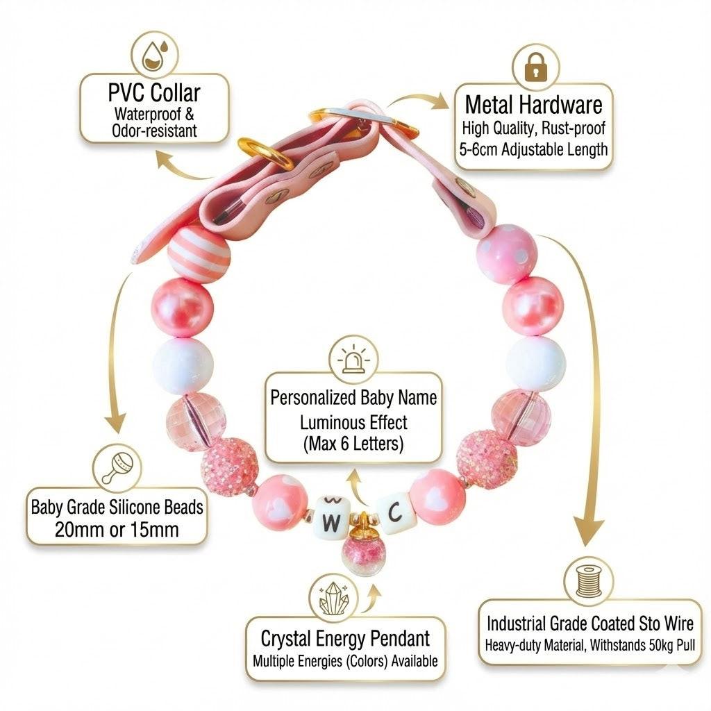 โ๏ธ๐ Blush Cloud Handmade Pet Collars | Custom & Safe Pet Accessories.