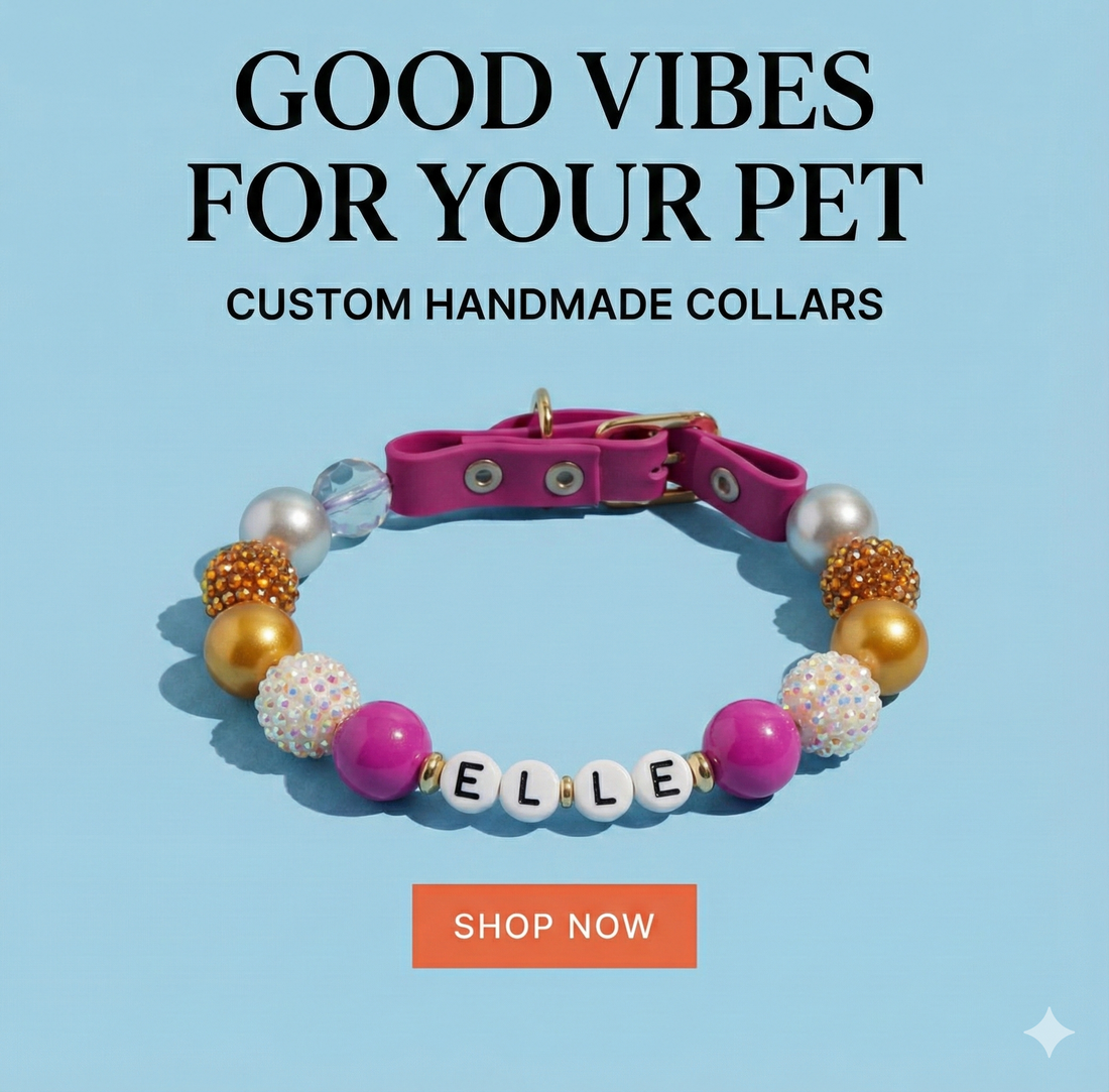 Pink Dog Collar with Charm - Stylish for Girl Dogs