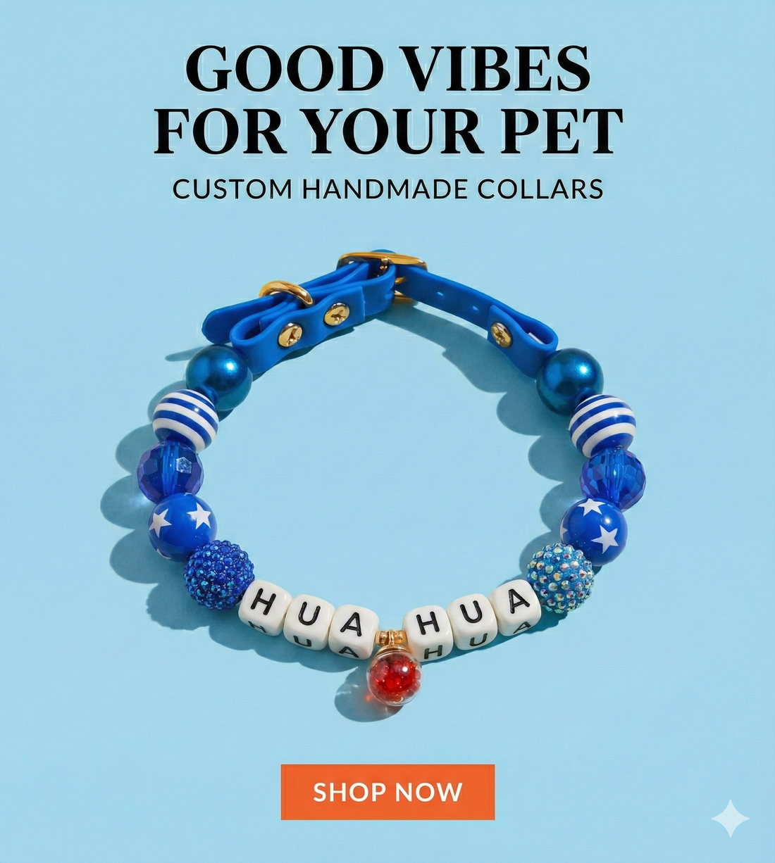 Aesthetic Dog Necklace for Instagram Dogs | Captain Paw