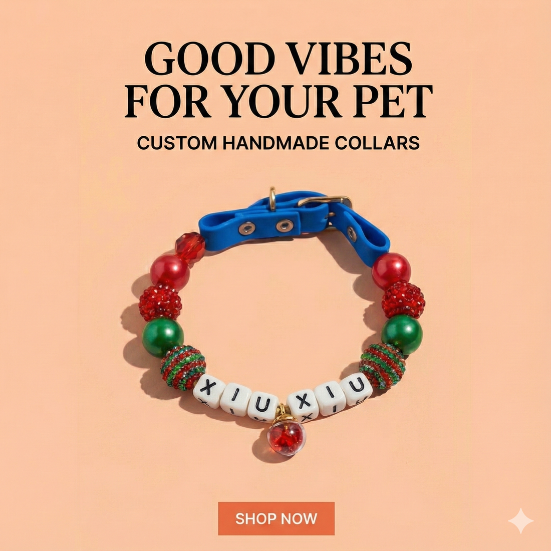 Lightweight Dog Collar for Indoor Pets - Ember Tail