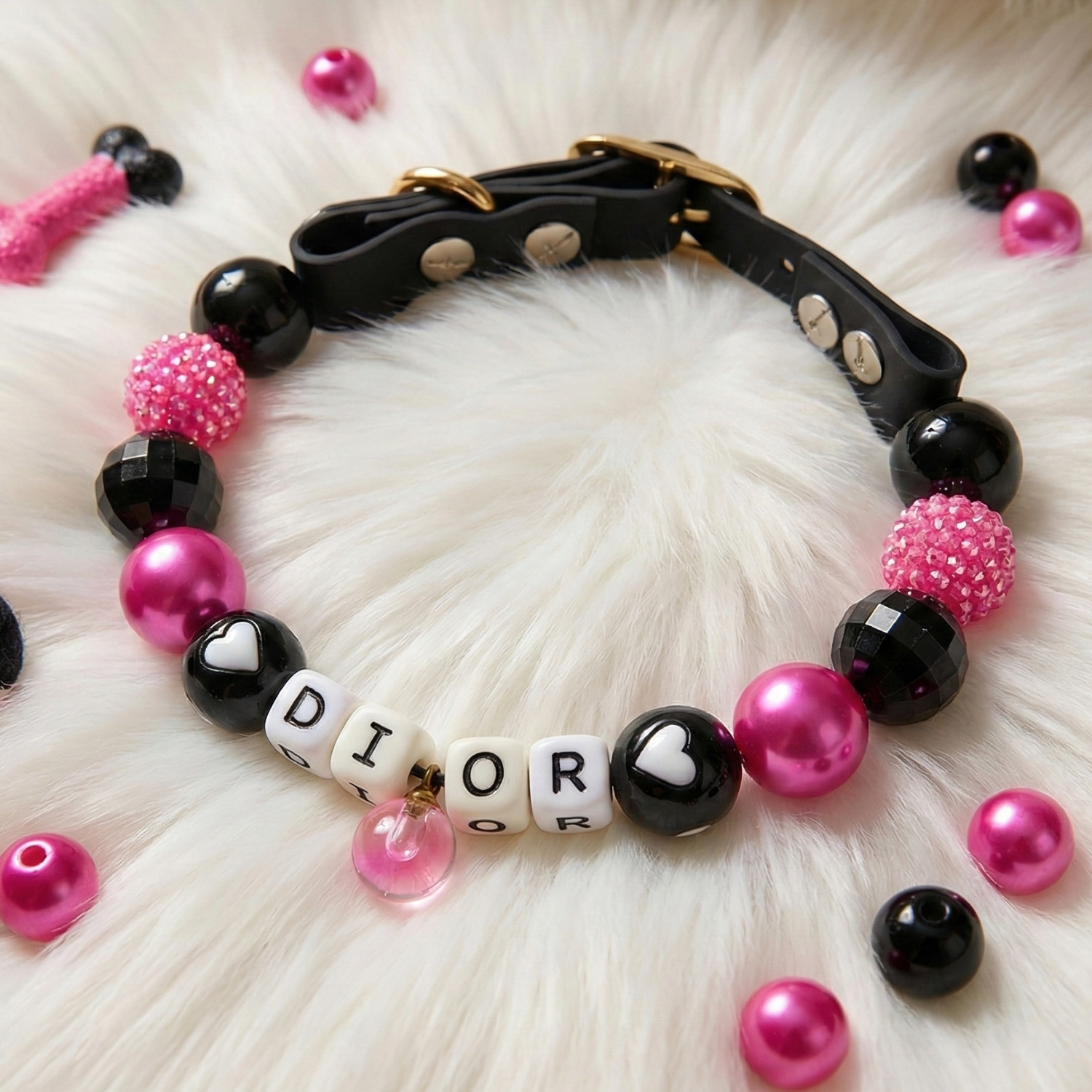 💗 Heartbeat Nior · Earth Personalized Name Collar.