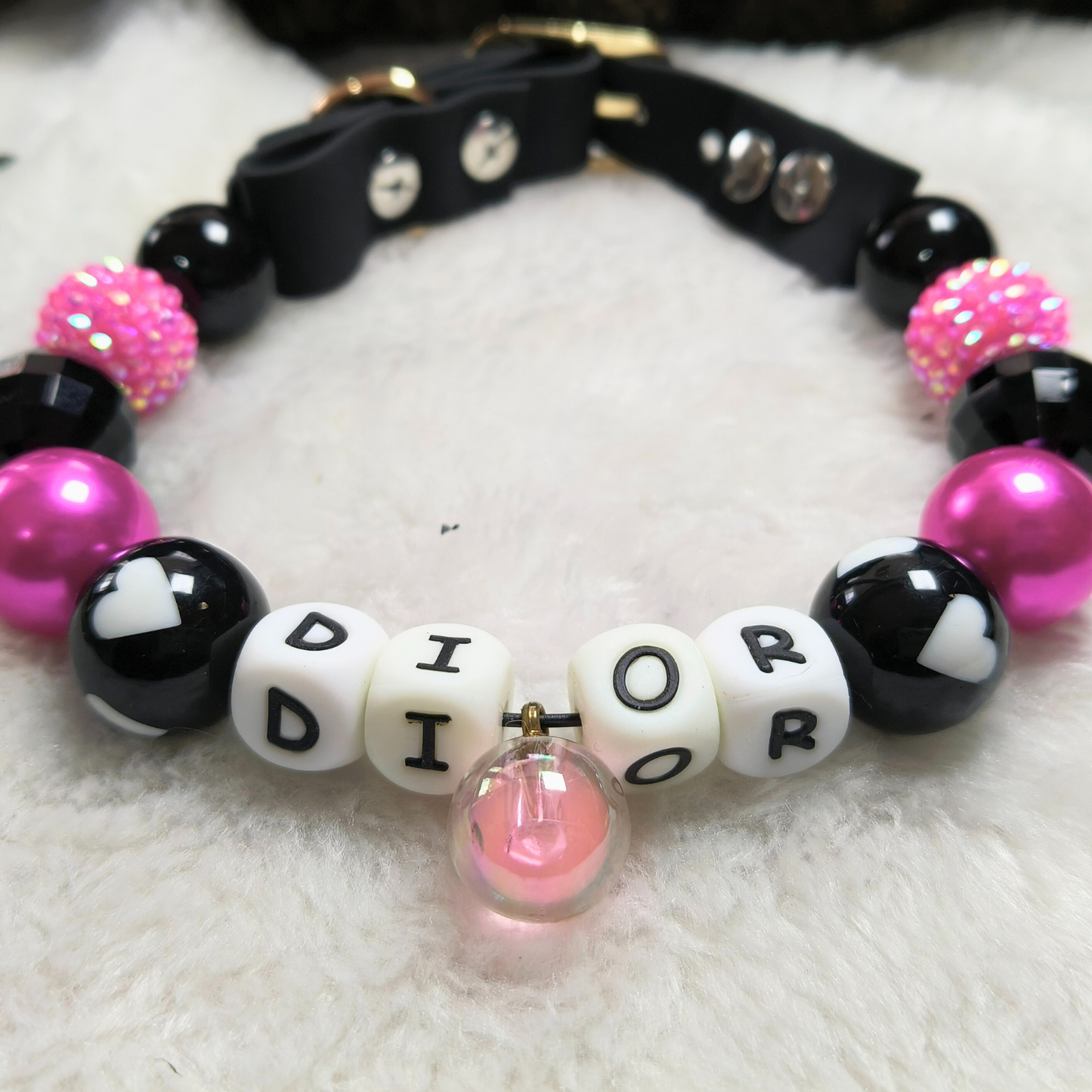 💗 Heartbeat Nior · Earth Personalized Name Collar.