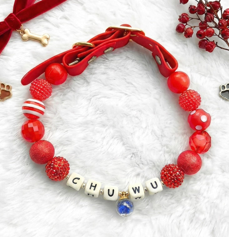 ❤️ Ruby Joy| Handmade Pet Collars | Custom & Safe Pet Accessories.