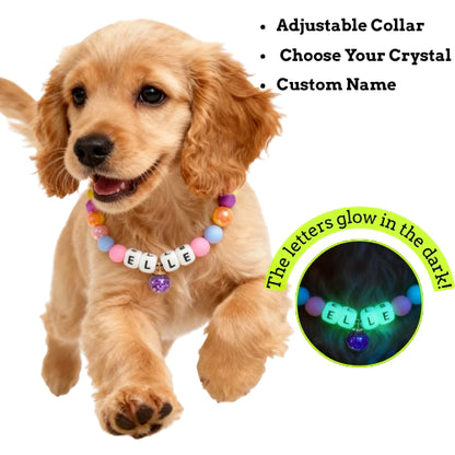 🌸 Petal Pop · Pastel Personalized Name Collar.