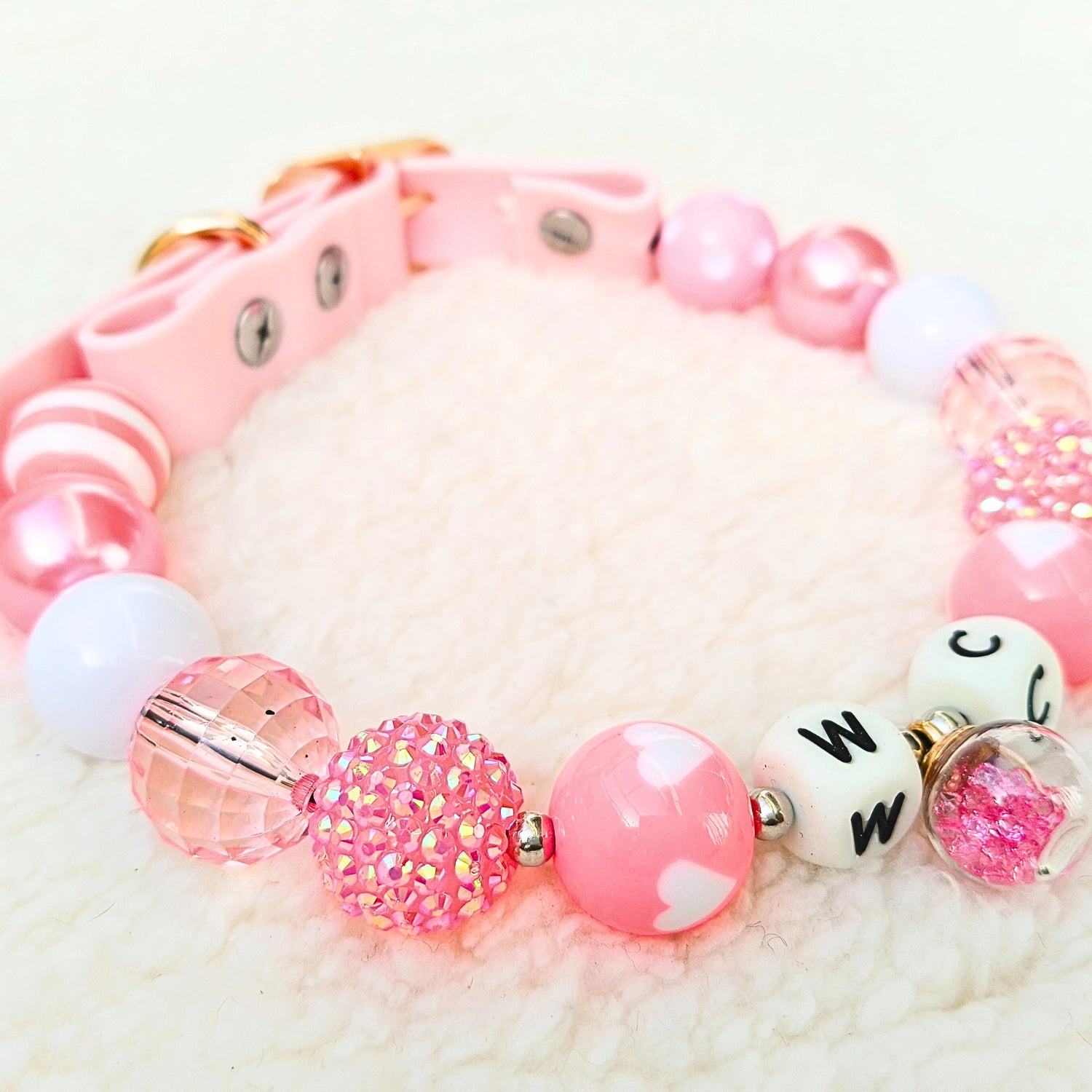 ☁️💗 Blush Cloud Handmade Pet Collars | Custom & Safe Pet Accessories.