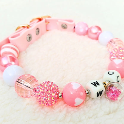 ☁️💗 Blush Cloud Handmade Pet Collars | Custom & Safe Pet Accessories.