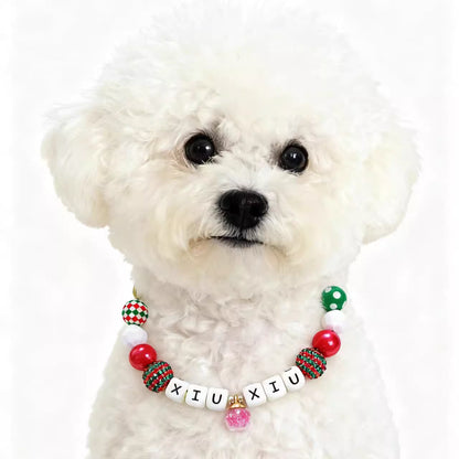 🎄 Jolly Bells · Christmas Personalized Name Collar.