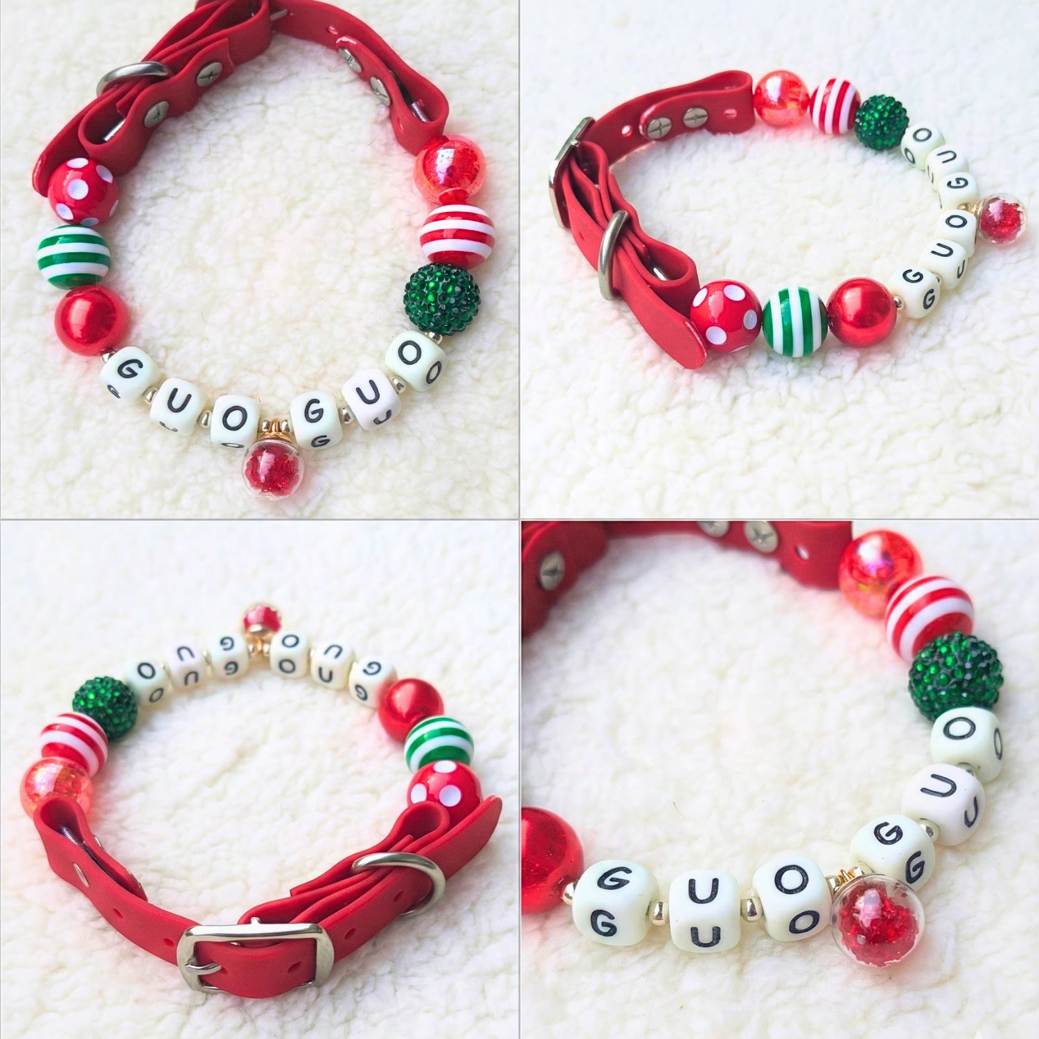 🎄 Jolly Bells · Christmas Personalized Name Collar.