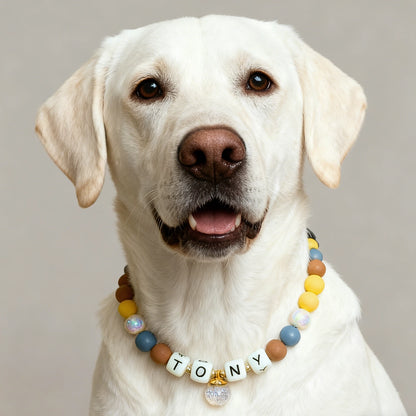 🟤 Earth Tone| Handmade Pet Collars | Custom & Safe Pet Accessories.