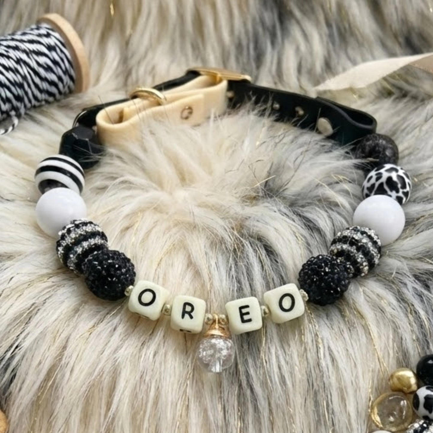 🖤 Midnight Chic | Handmade Pet Collars | Custom & Safe Pet Accessories.