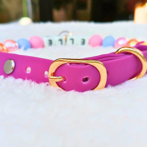 🌸 Petal Pop · Pastel Personalized Name Collar.