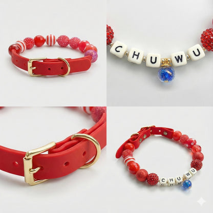 ❤️ Ruby Joy| Handmade Pet Collars | Custom & Safe Pet Accessories.