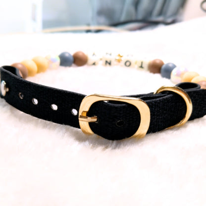 🟤 Earth Tone| Handmade Pet Collars | Custom & Safe Pet Accessories.