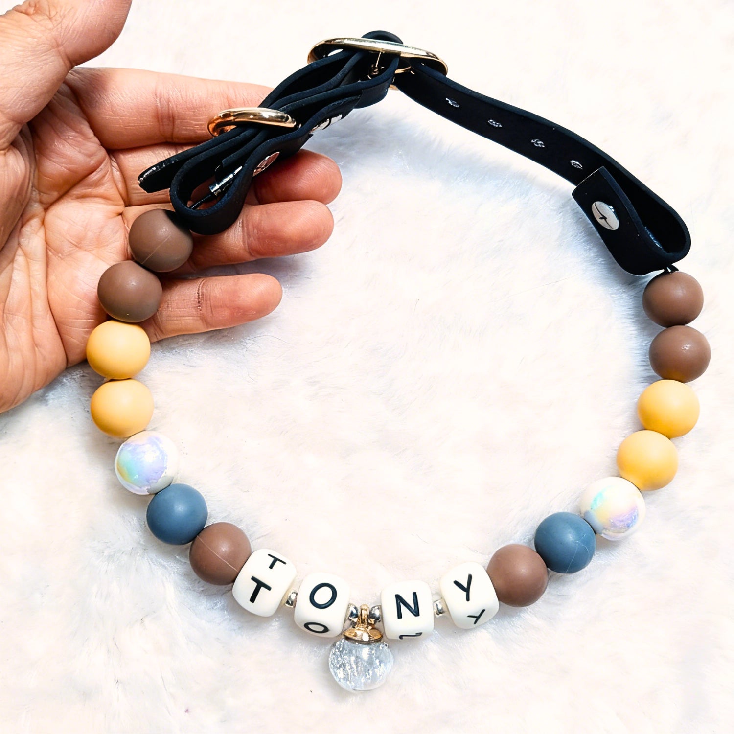 🟤 Earth Tone| Handmade Pet Collars | Custom & Safe Pet Accessories.