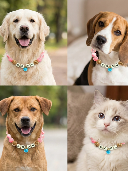 🌙 Moon Glow | Handmade Pet Collars | Custom & Safe Pet Accessories.