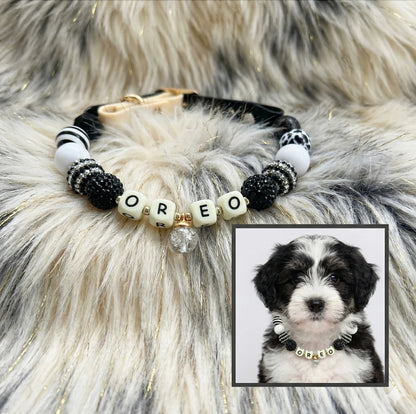 🖤 Midnight Chic | Handmade Pet Collars | Custom & Safe Pet Accessories.