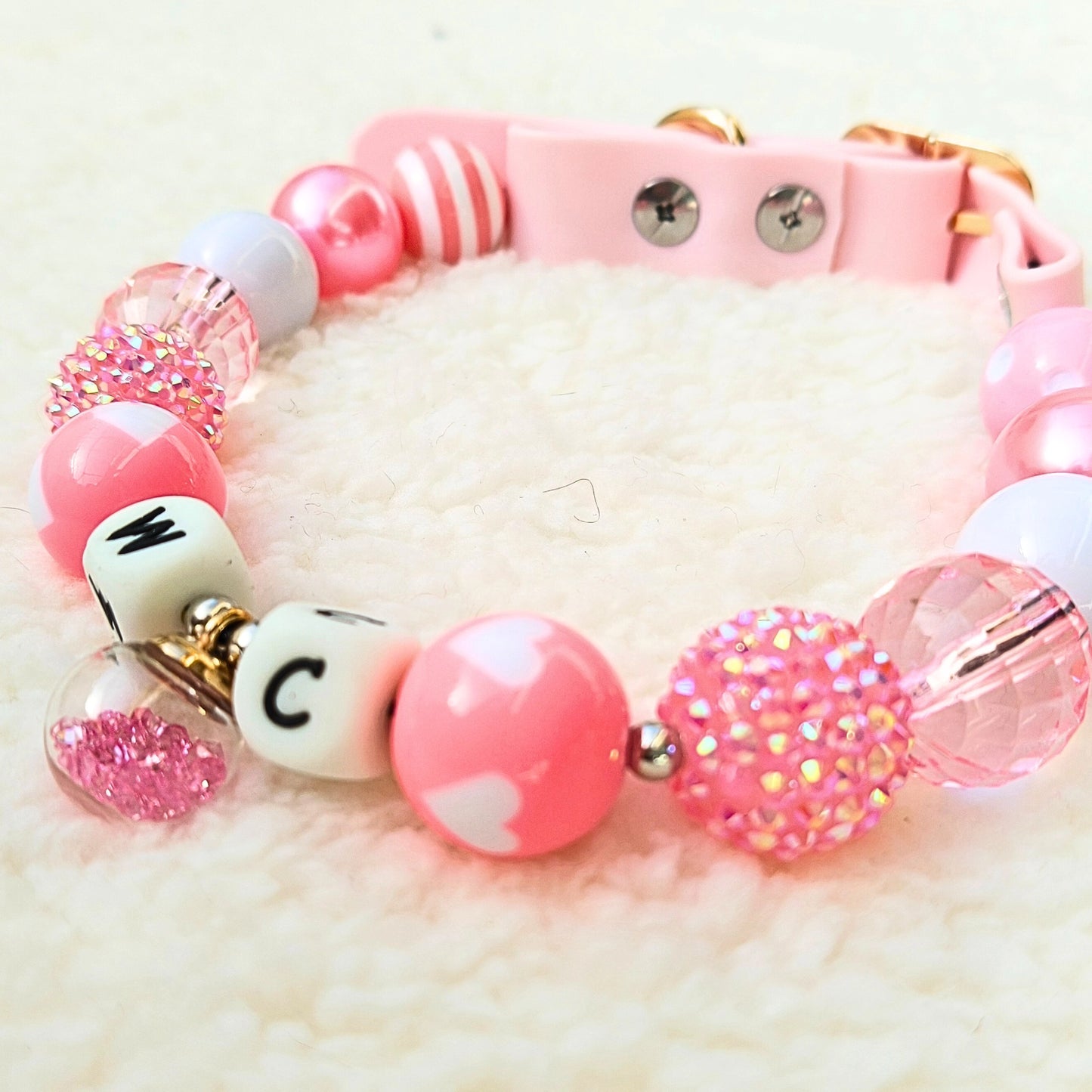 ☁️💗 Blush Cloud Handmade Pet Collars | Custom & Safe Pet Accessories.