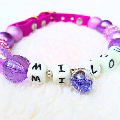 💜✨ Berry Muse Handmade Pet Collars | Custom & Safe Pet Accessories.