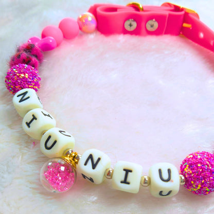 💖 Sugar Pop| Handmade Pet Collars | Custom & Safe Pet Accessories.