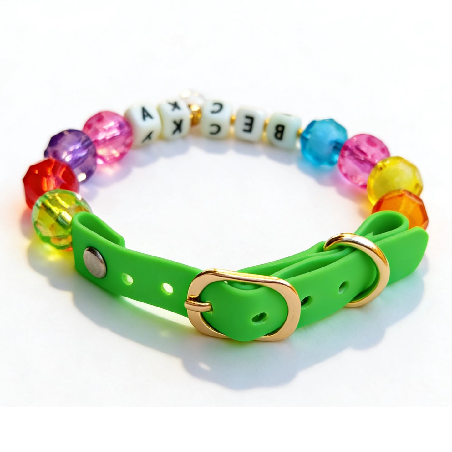 🌿 Olive Calm · Earth Personalized Name Collar.