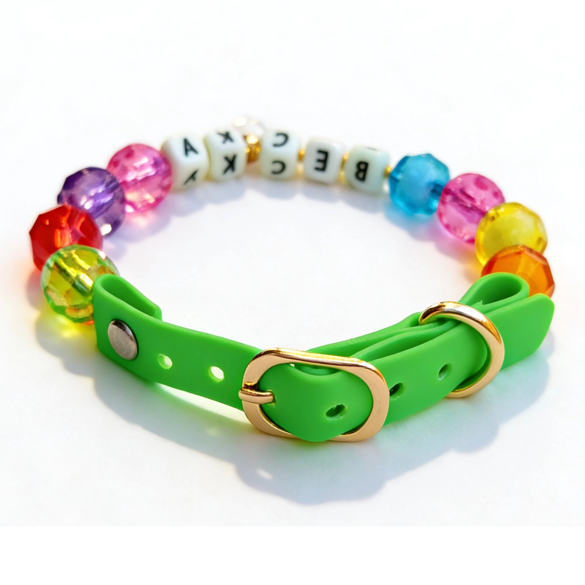 🌿 Olive Calm · Earth Personalized Name Collar.