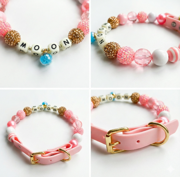 🌙 Moon Glow | Handmade Pet Collars | Custom & Safe Pet Accessories.