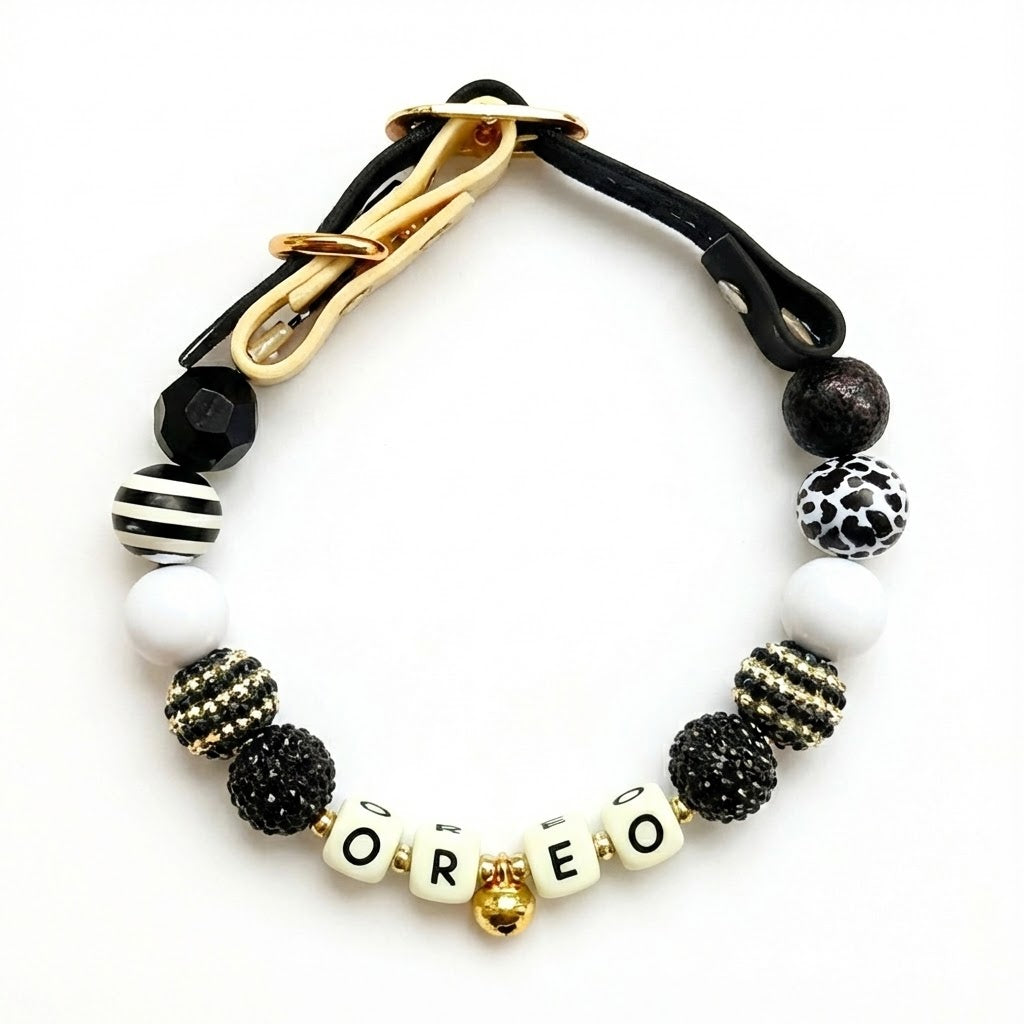 🖤 Midnight Chic | Handmade Pet Collars | Custom & Safe Pet Accessories.