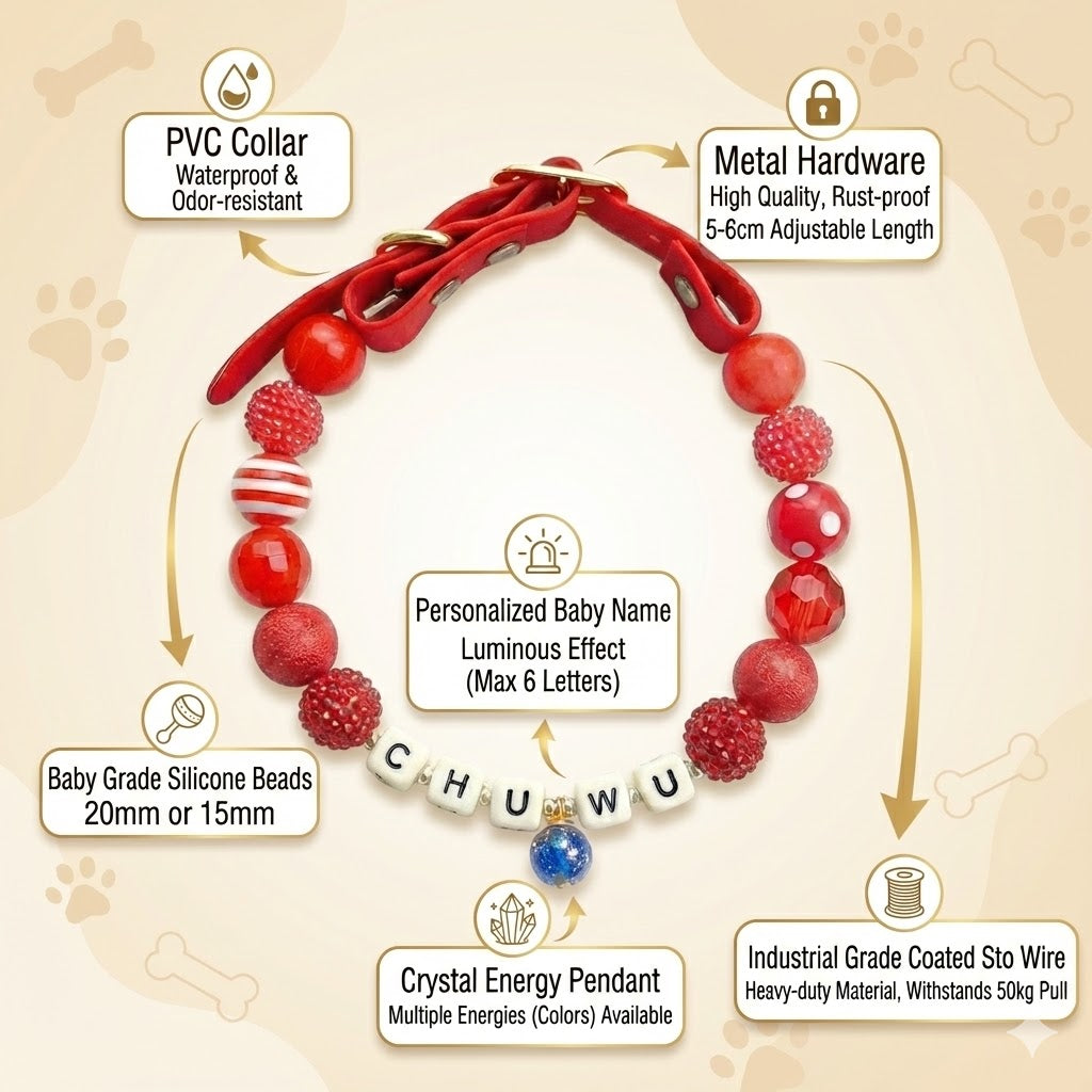 ❤️ Ruby Joy| Handmade Pet Collars | Custom & Safe Pet Accessories.